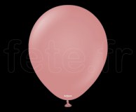 100 Ballons - Latex - Unis - Mat - Ø30cm KALISAN ROSEWOOD 