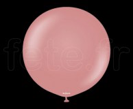 1 Ballon - Latex - Unis - Mat - Ø50cm - KALISAN ROSEWOOD 