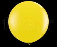 1 Ballon - Latex - Unis - Mat - Ø50cm JAUNE
