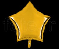 Ballon - Mylar - Etoile - Brillant - Uni - 45cm OR