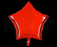 Ballon - Mylar - Etoile - Brillant - Uni - 45cm ROUGE