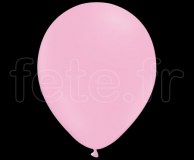 100 Ballons - Latex - Unis - FLUO - Ø30cm ROSE 