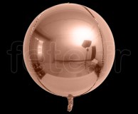 Ballon - Mylar - Sphérique - Miroir - Uni - Ø 40cm ROSE_GOLD 