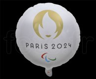 1 Ballon - Mylar - Rond - Licence - Ø 45cm JO_PARIS_2024_PARALYMPIQUES 