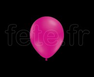 100 Ballons - Latex - Unis - Mat - Ø10cm FUSHIA 