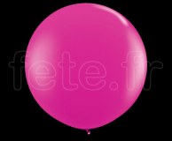 Ballon - Latex - Unis - Nacré - 1m FUSHIA 