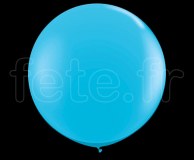 Ballon - Latex - Unis - Mat - 80cm TURQUOISE