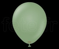 100 Ballons - Latex - Unis - Mat - Ø10cm KALISAN EUCALYPTUS 