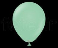100 Ballons - Latex - Unis - Mat - Ø10cm KALISAN MENTHE 