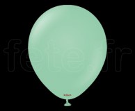 100 Ballons - Latex - Unis - Mat - Ø30cm KALISAN MENTHE 
