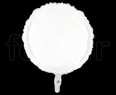Ballon - Mylar - Rond - Brillant - Uni - 45cm